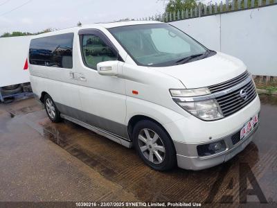 Image of 2003 NISSAN ELGRAND 35 3498cc PETROL AUTOMATIC 2 DOOR MPV