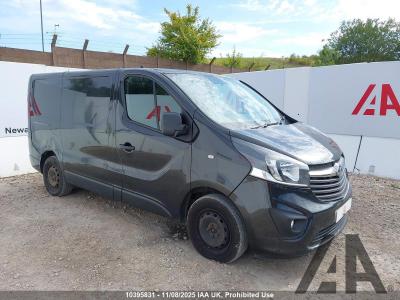 Image of 2018 VAUXHALL VIVARO L1H1 2700 SPORTIVE CDTI BITURB 1598cc TURBO DIESEL MANUAL 6 Speed PANEL VAN