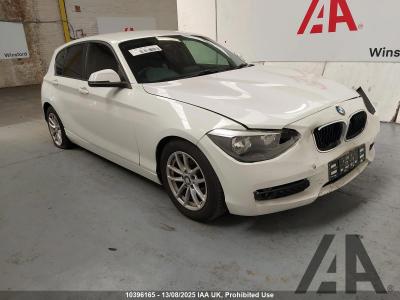 Image of 2012 BMW 1 SERIES 116D EFFICIENTDYNAMICS 1598cc TURBO DIESEL MANUAL 5 DOOR HATCHBACK