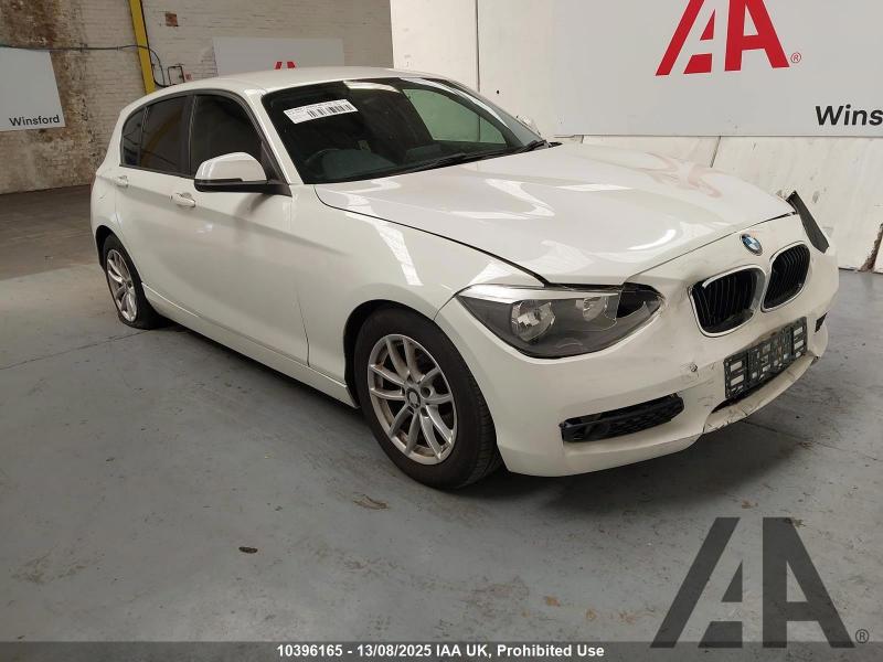 2012 BMW 1 SERIES 116D EFFICIENTDYNAMICS 1598cc TURBO DIESEL MANUAL 5 DOOR HATCHBACK