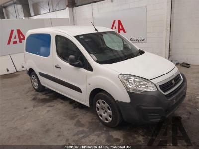 Image of 2016 PEUGEOT PARTNER HDI PROFESSIONAL 625 1560cc TURBO DIESEL MANUAL 4 DOOR PANEL VAN