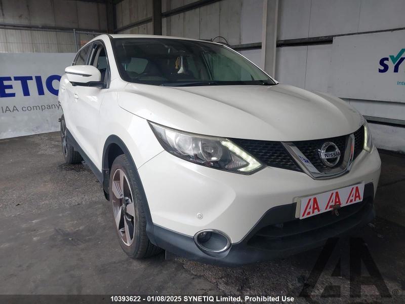 2016 NISSAN QASHQAI N-CONNECTA DIG-T 1197cc TURBO PETROL MANUAL 6 Speed 5 DOOR HATCHBACK