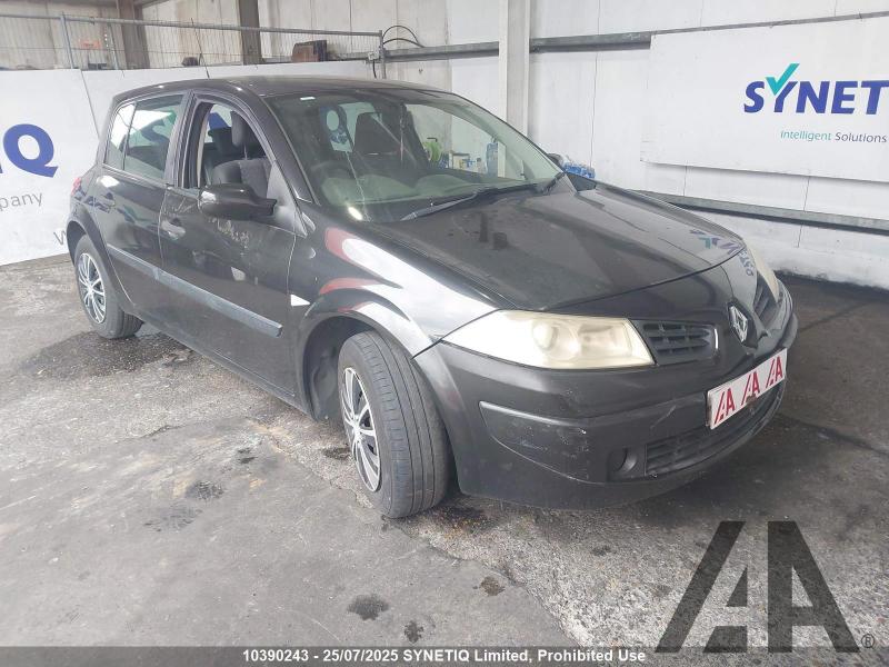 2008 RENAULT MEGANE DYNAMIQUE 16V 1390cc PETROL MANUAL 5 Speed 5 DOOR HATCHBACK