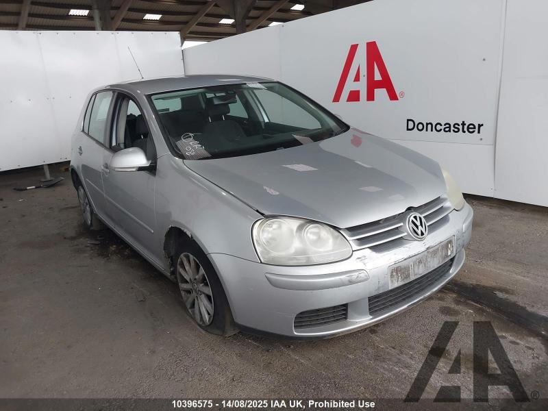 2007 VOLKSWAGEN GOLF MATCH TDI 1896cc TURBO DIESEL MANUAL 5 Speed 5 DOOR HATCHBACK