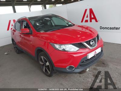 Image of 2015 NISSAN QASHQAI DCI N-TEC PLUS 1461cc TURBO DIESEL MANUAL 6 Speed 5 DOOR HATCHBACK