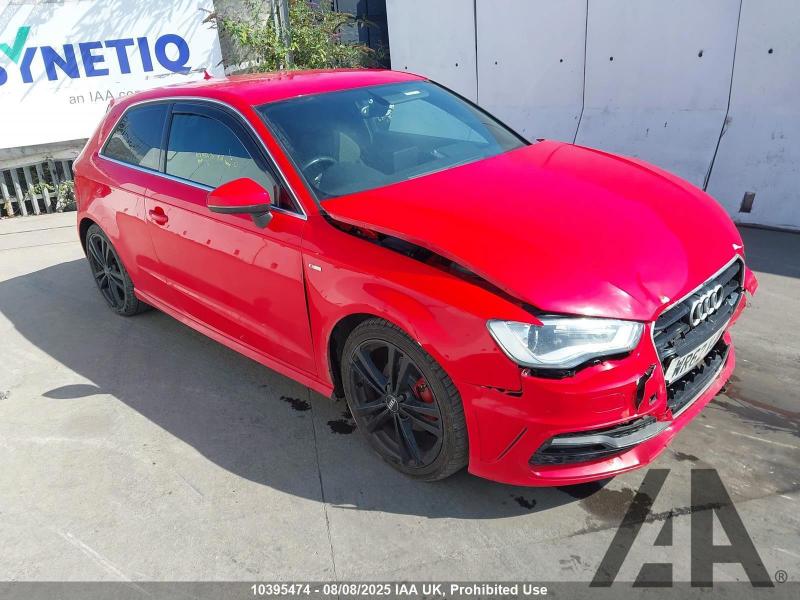 2012 AUDI A3 TDI S LINE 1968cc TURBO DIESEL MANUAL 6 Speed 3 DOOR HATCHBACK