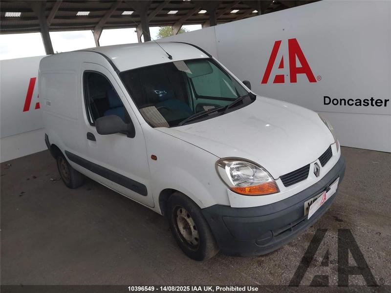 2005 RENAULT KANGOO SL 19 DCI 70 SWB 1461cc TURBO DIESEL MANUAL 5 Speed PANEL VAN