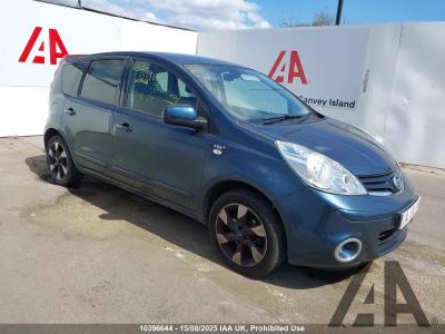 2012 NISSAN NOTE N-TEC PLUS 1598cc PETROL AUTOMATIC 4 Speed 5 DOOR MPV