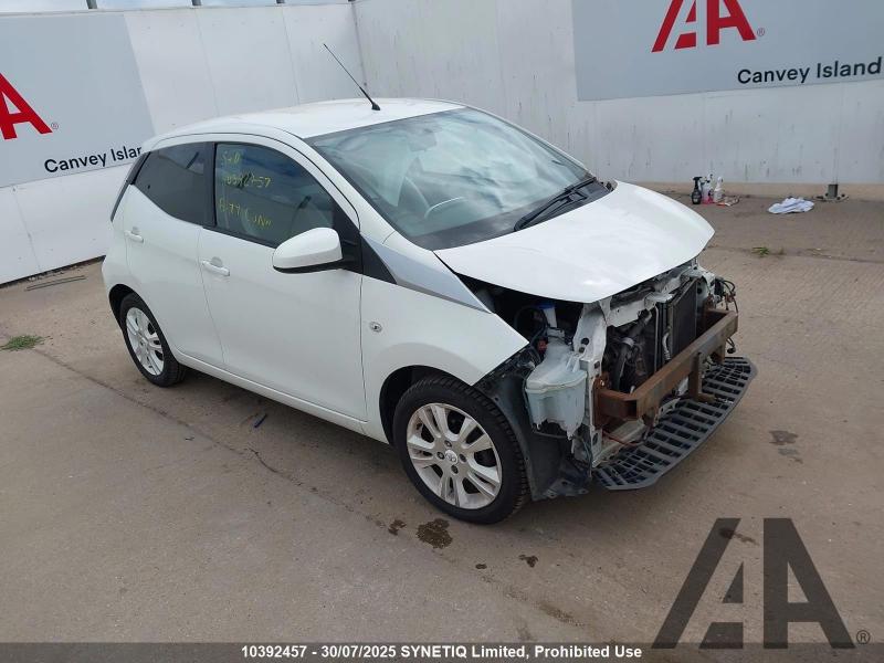2015 TOYOTA AYGO VVT-I X-PURE 998cc PETROL MANUAL 5 DOOR HATCHBACK