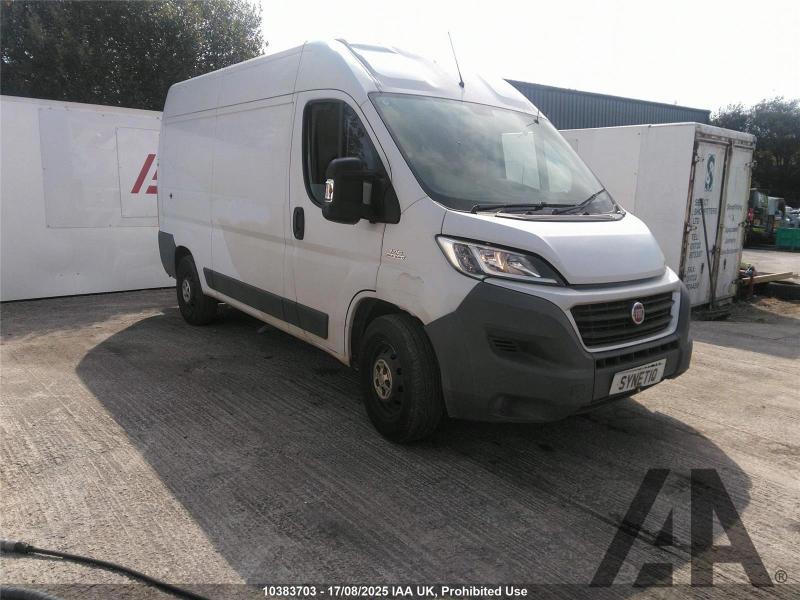 2016 FIAT DUCATO 35 H/R P/V MULTIJET 2287cc TURBO DIESEL MANUAL PANEL VAN