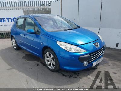Image of 2007 PEUGEOT 307 S 1587cc PETROL MANUAL 5 Speed 5 DOOR HATCHBACK