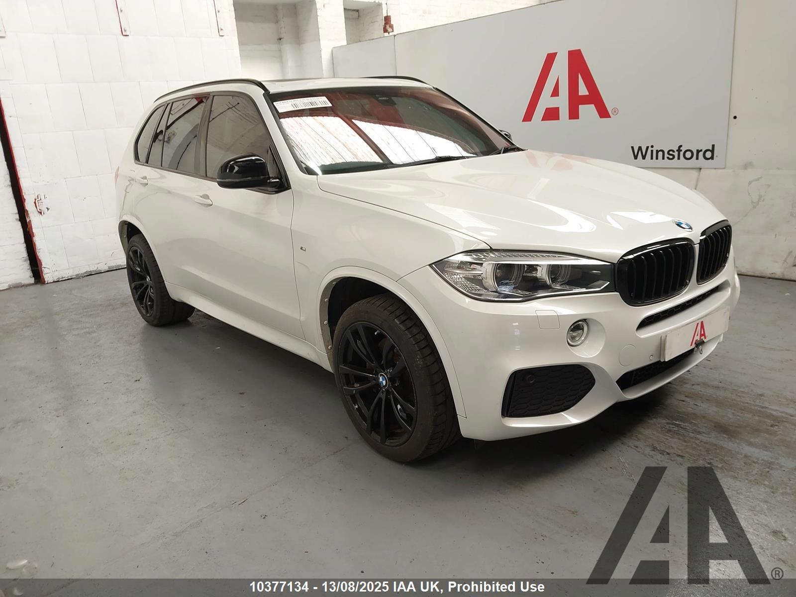 2017 BMW X5 XDRIVE40D M SPORT 2993cc TURBO DIESEL AUTOMATIC 8 Speed 5 DOOR ESTATE
