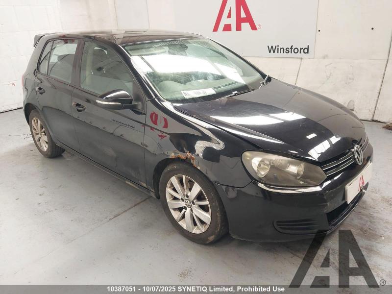 2012 VOLKSWAGEN GOLF MATCH TDI 1598cc TURBO DIESEL MANUAL 5 Speed 5 DOOR HATCHBACK