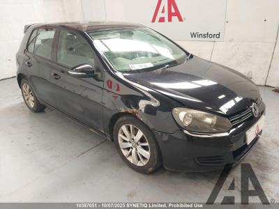 Image of 2012 VOLKSWAGEN GOLF MATCH TDI 1598cc TURBO DIESEL MANUAL 5 Speed 5 DOOR HATCHBACK