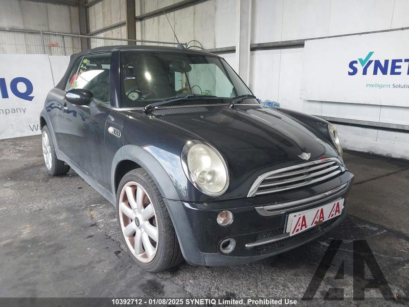 2007 MINI CONVERTIBLE COOPER 1598cc PETROL CVT 1 Speed 2 DOOR CONVERTIBLE