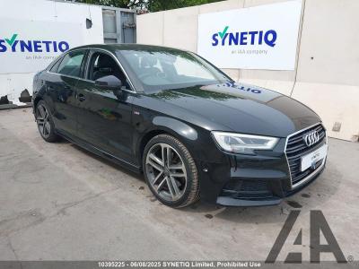 Image of 2017 AUDI A3 TFSI S LINE 1498cc TURBO PETROL SEMI AUTO 4 DOOR SALOON