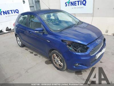 Image of 2018 FORD KA ZETEC 1198cc PETROL MANUAL 5 DOOR HATCHBACK