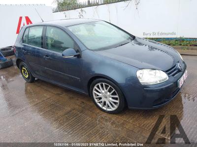Image of 2009 VOLKSWAGEN GOLF BLUEMOTION MATCH TDI 1896cc TURBO DIESEL MANUAL 5 Speed 5 DOOR HATCHBACK