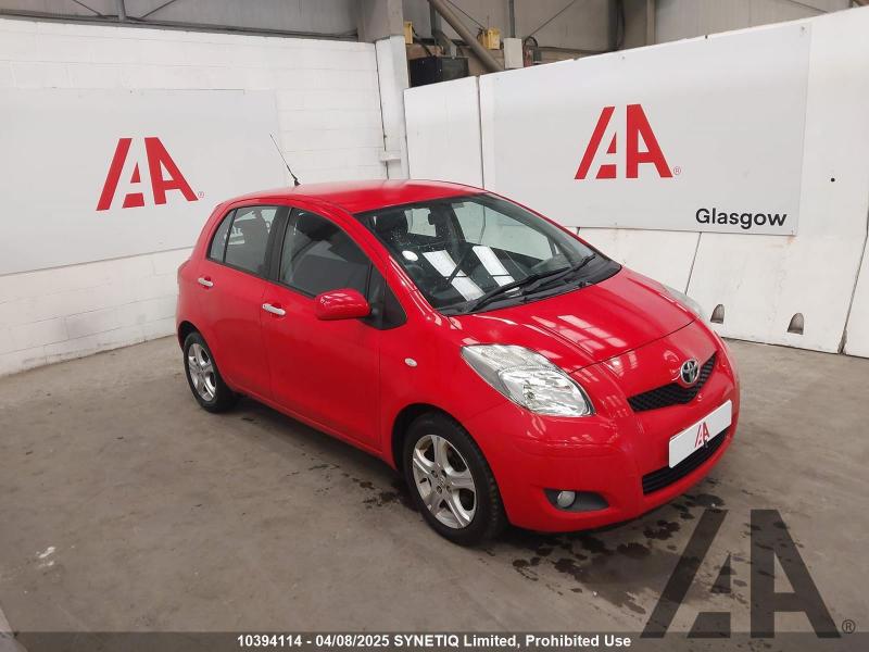 2010 TOYOTA YARIS TR VVT-I MM 1329cc PETROL SEMI AUTO 6 Speed 5 DOOR HATCHBACK