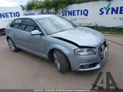 Image of 2010 AUDI A3 TFSI S LINE 1390cc TURBO PETROL SEMI AUTO 7 Speed 3 DOOR HATCHBACK
