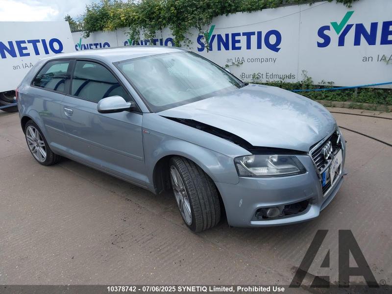 2010 AUDI A3 TFSI S LINE 1390cc TURBO PETROL SEMI AUTO 7 Speed 3 DOOR HATCHBACK