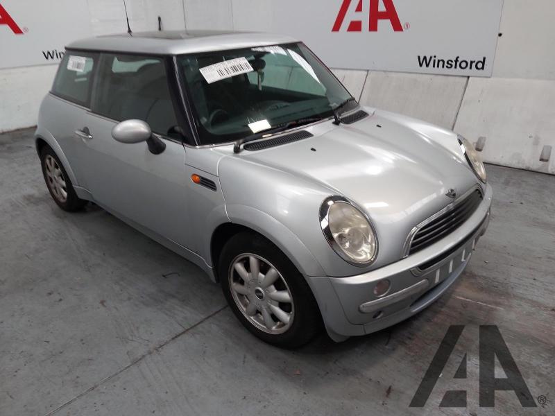 2003 MINI HATCH ONE 1598cc PETROL MANUAL 5 Speed 3 DOOR HATCHBACK