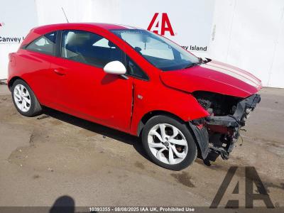 Image of 2016 VAUXHALL CORSA STING ECOFLEX 1398cc PETROL MANUAL 5 Speed 3 DOOR HATCHBACK