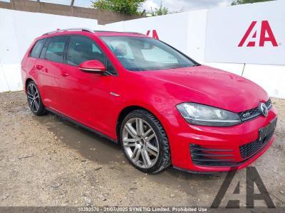 Image of 2016 VOLKSWAGEN GOLF GTD TDI DSG 1968cc TURBO DIESEL SEMI AUTO 6 Speed 5 DOOR ESTATE