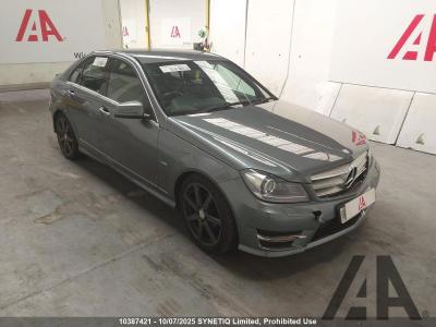Image of 2012 MERCEDES C-CLASS C180 BLUEEFFICIENCY SPORT 1796cc TURBO PETROL AUTOMATIC 4 DOOR SALOON
