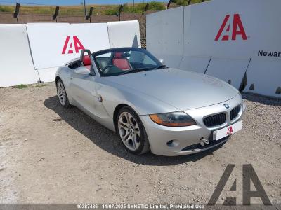 Image of 2005 BMW Z SERIES Z4 SE ROADSTER 1995cc PETROL MANUAL 6 Speed 2 DOOR CONVERTIBLE