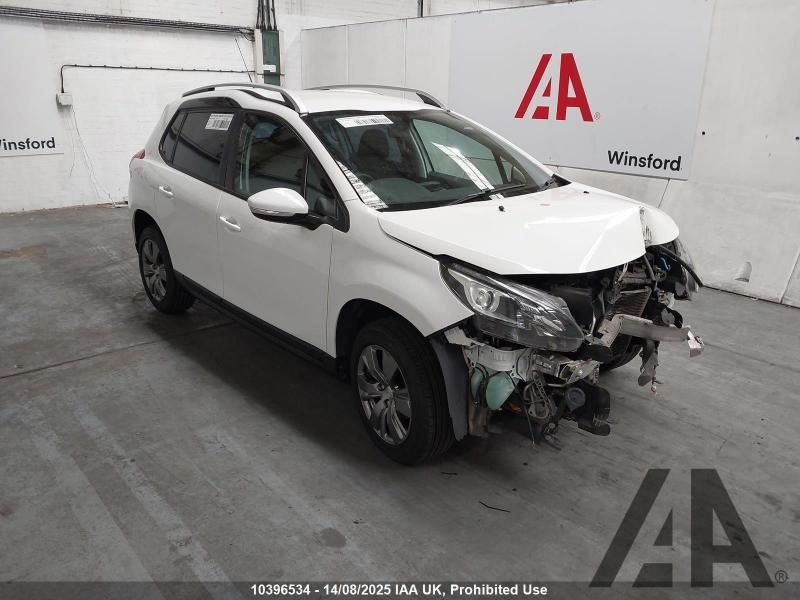 2018 PEUGEOT 2008 PURETECH ACTIVE 1199cc PETROL MANUAL 5 Speed 5 DOOR HATCHBACK