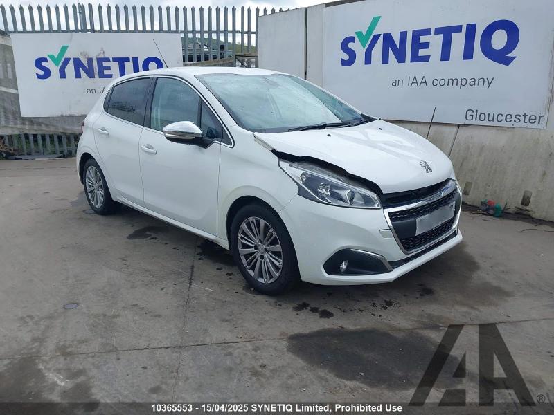 2016 PEUGEOT 208URE 1199cc PETROL MANUAL 5 DOOR HATCHBACK