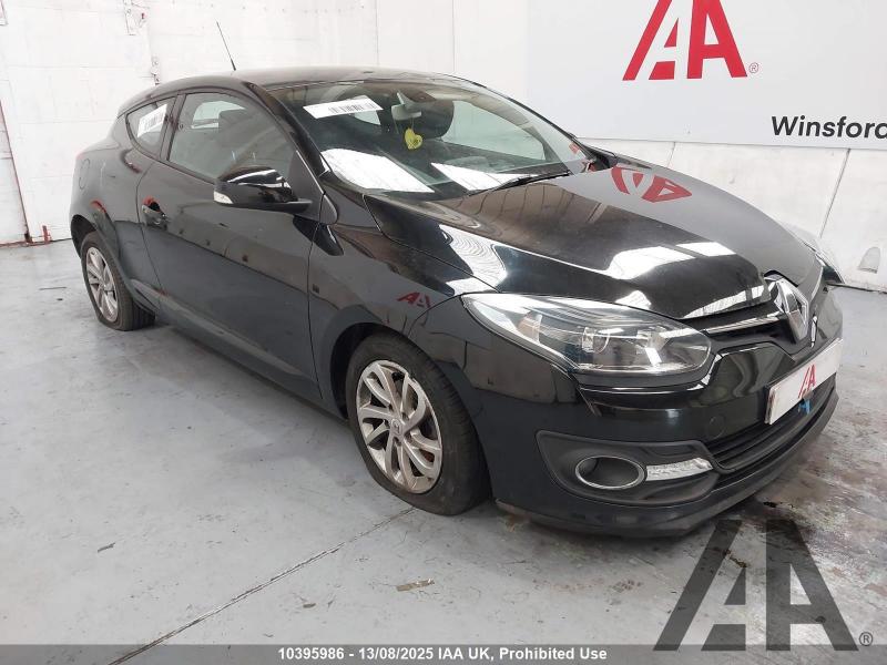 2015 RENAULT MEGANE DYNAMIQUE TOMTOM ENERGY DCI S/ 1461cc TURBO DIESEL MANUAL 6 Speed 3 DOOR COUPE