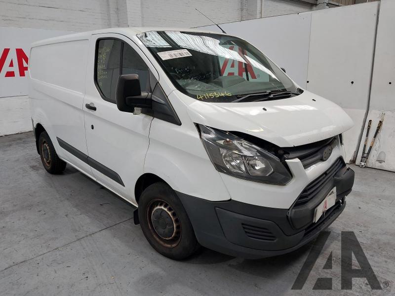 2015 FORD TRANSIT CUSTOM 270 LR P/V 2198cc TURBO DIESEL MANUAL 6 Speed PANEL VAN