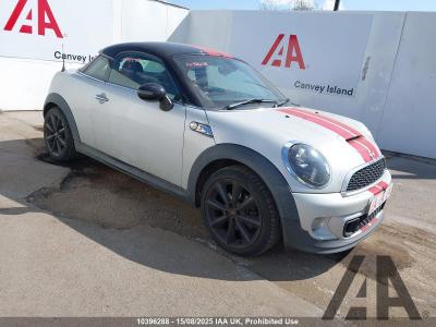 Image of 2011 MINI COUPE COOPER SD 1995cc TURBO DIESEL MANUAL 6 Speed 2 DOOR COUPE