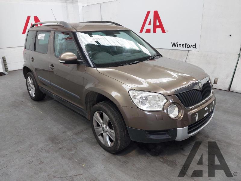 2009 SKODA YETI SE TDI CR 1968cc TURBO DIESEL MANUAL 5 DOOR HATCHBACK