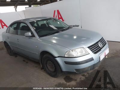 Image of 2003 VOLKSWAGEN PASSAT S 20V TURBO 1781cc TURBO PETROL MANUAL 5 Speed 4 DOOR SALOON