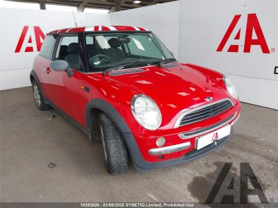 Image of 2003 MINI HATCH ONE 1598cc PETROL MANUAL 5 Speed 3 DOOR HATCHBACK