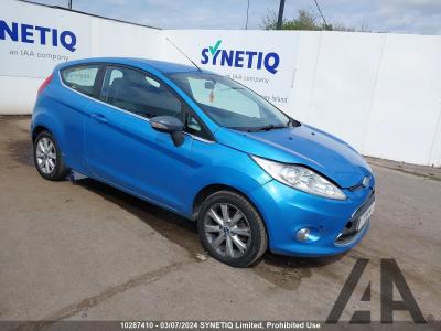 Image of 2010 FORD FIESTA ZETEC 16V 1388cc PETROL MANUAL 5 Speed 3 DOOR HATCHBACK