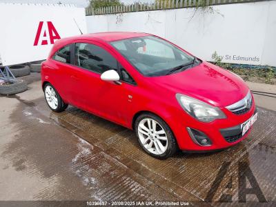 Image of 2012 VAUXHALL CORSA SXI AC 1229cc PETROL MANUAL 3 DOOR HATCHBACK