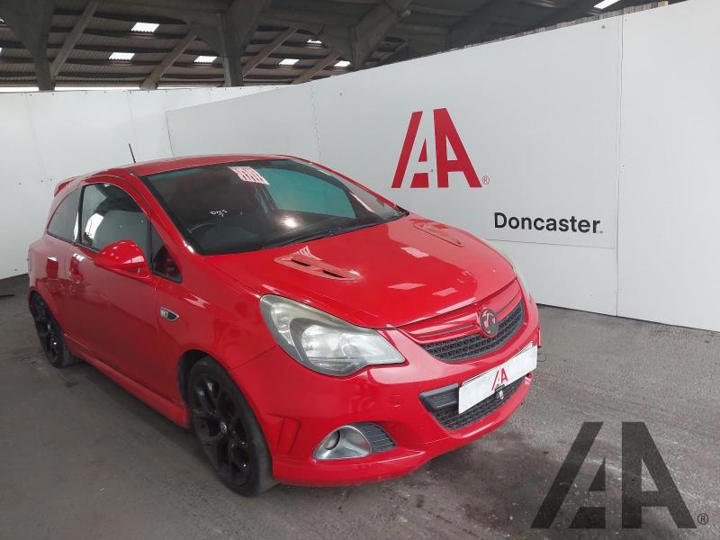 2012 VAUXHALL CORSA VXR 1598cc TURBO PETROL MANUAL 6 Speed 3 DOOR HATCHBACK