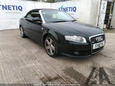 Image of 2007 AUDI A4 TDI S LINE 1968cc TURBO DIESEL MANUAL 6 Speed 2 DOOR CONVERTIBLE