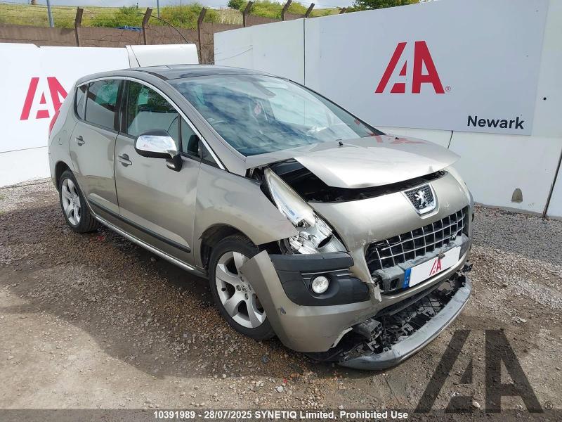 2011 PEUGEOT 3008 HDI EXCLUSIVE 1997cc TURBO DIESEL AUTOMATIC 6 Speed 5 DOOR HATCHBACK