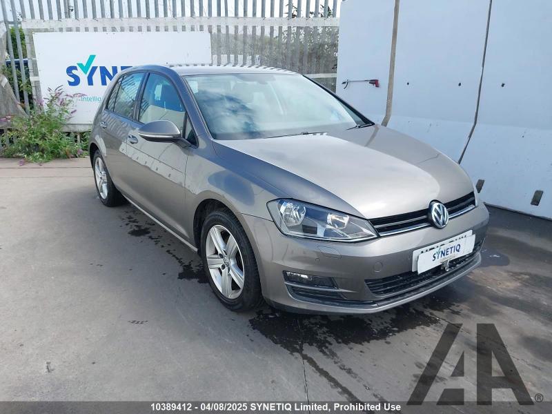 2016 VOLKSWAGEN GOLF MATCH EDITION TSI BMT 1395cc TURBO PETROL MANUAL 6 Speed 5 DOOR HATCHBACK