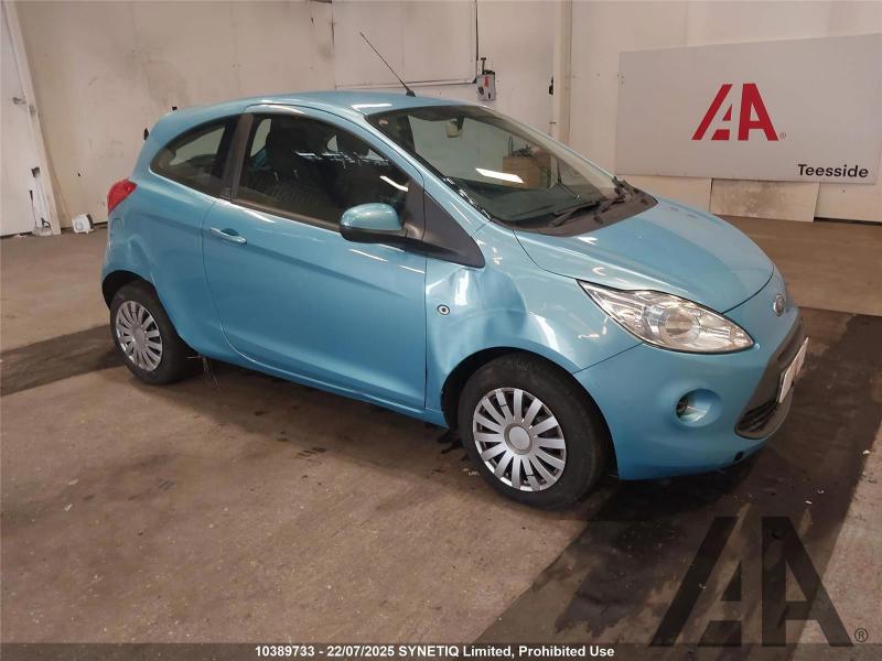 2013 FORD KA EDGE 1242cc PETROL MANUAL 5 Speed 3 DOOR HATCHBACK