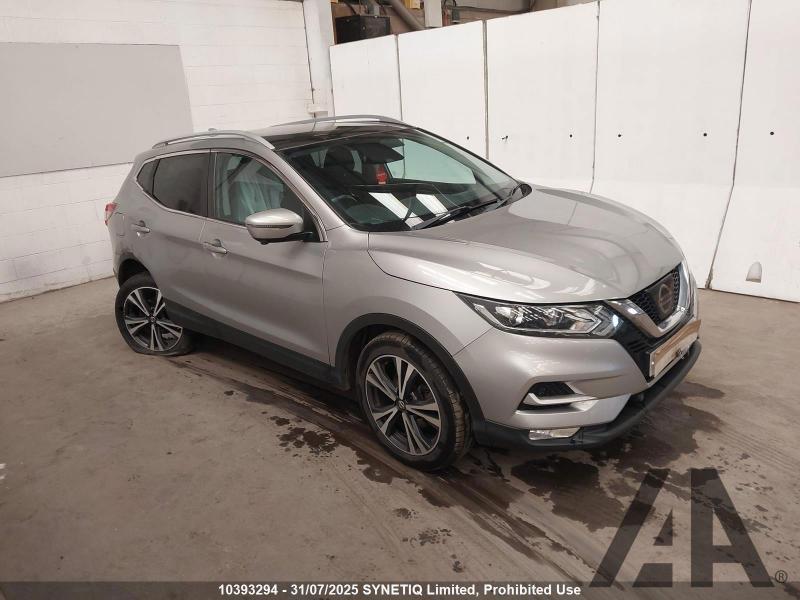 2017 NISSAN QASHQAI N-CONNECTA DCI 1461cc TURBO DIESEL MANUAL 6 Speed 5 DOOR HATCHBACK