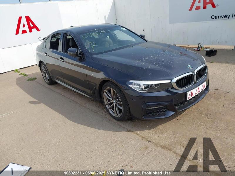 2018 BMW 5 SERIES 520D M SPORT 1995cc TURBO DIESEL AUTOMATIC 4 DOOR SALOON