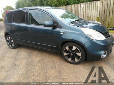Image of 2012 NISSAN NOTE N-TEC PLUS 1598cc PETROL AUTOMATIC 4 Speed 5 DOOR MPV