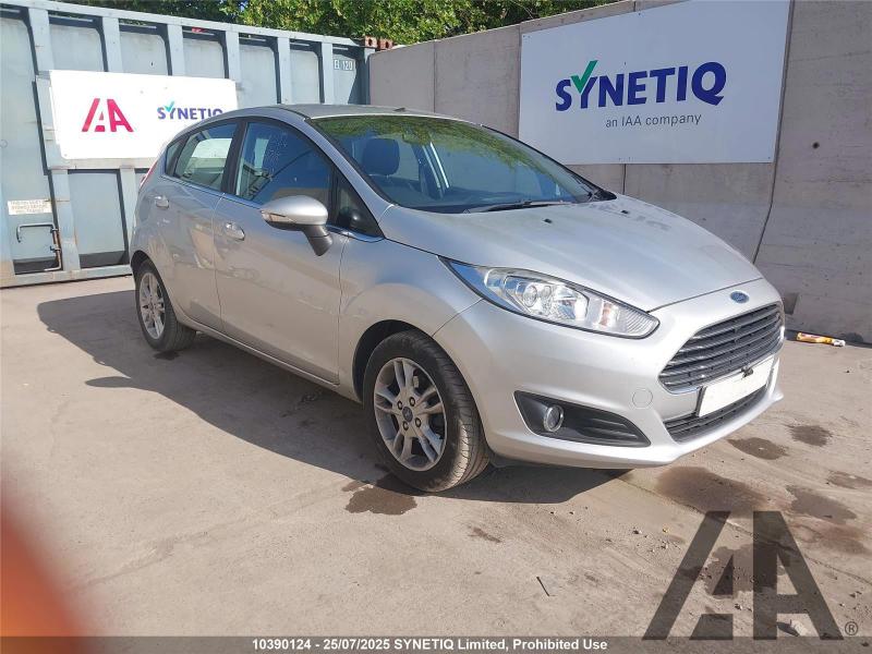 2015 FORD FIESTA ZETEC 1242cc PETROL MANUAL 5 Speed 5 DOOR HATCHBACK