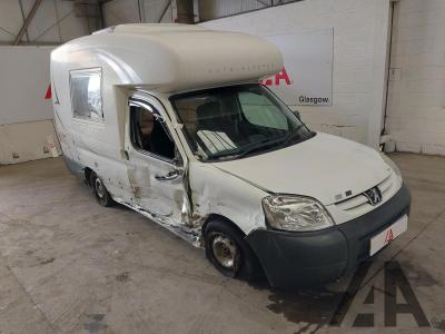 Image of 2006 PEUGEOT PARTNER 800 LX SWB HDI 1997cc TURBO DIESEL MANUAL 5 Speed 2 DOOR MOTORHOME 2 DOOR